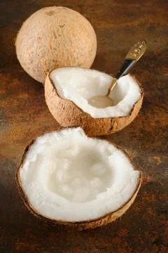 Coconut creamed Stock Photos