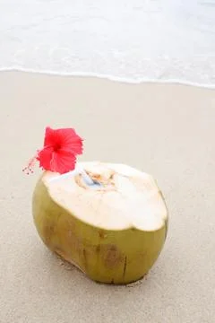 Coconut drink Stock Photos
