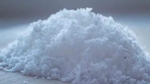 Coconut Flakes on white table 写真素材