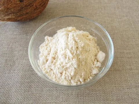Coconut flour Stock Photos