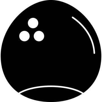 Coconut Glyph Icon Fruit Vector Stock Illustration