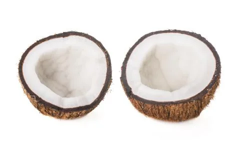 Coconut Halves Foto stock