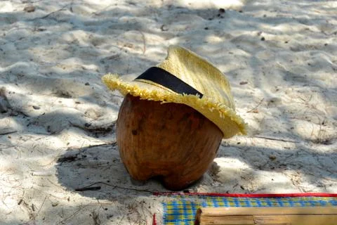 Coconut hat Stock Photos
