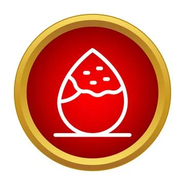 Coconut icon with refreshing water and tropical nuts Stock Illustration