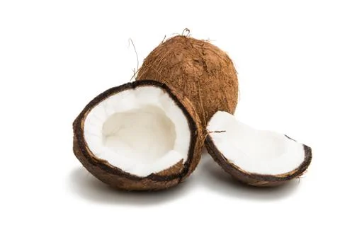 Coconut isolated Stock Photos