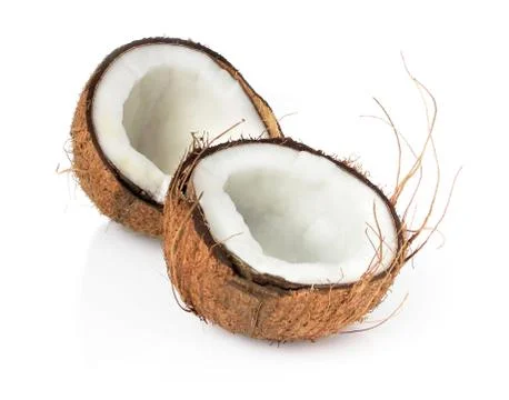Coconut isolated on white background. Stock Photos