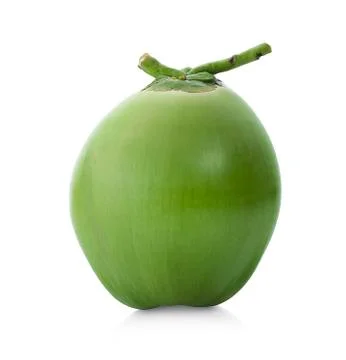Coconut isolated on white background Stock Photos