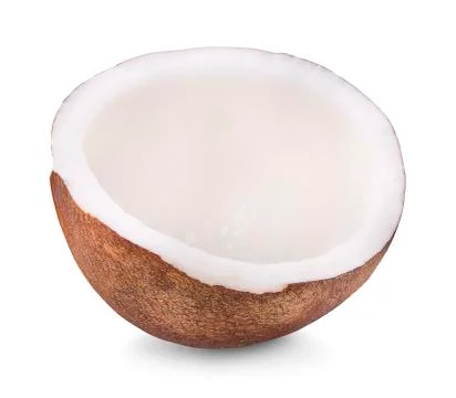Coconut isolated on white background Stock Photos