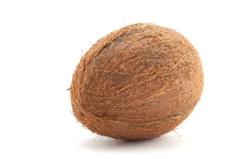 Coconut isolated on white background Foto stock