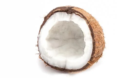 Coconut isolated on white background Stock Photos