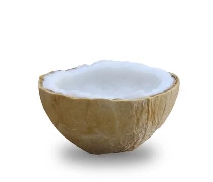 Coconut isolated on white background Stock Photos