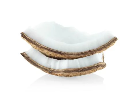 Coconut isolated on white background Foto stock
