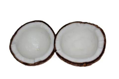 Coconut isolated in white background Stock Photos