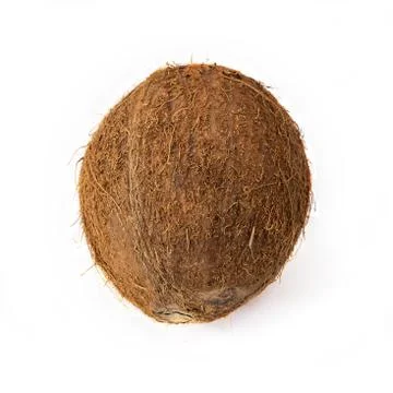 Coconut isolated on white background Stock Photos