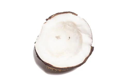 Coconut isolated on white background Stock Photos
