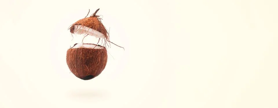 Coconut levitating Stock Photos