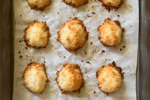 Coconut Macaroons Stock Photos