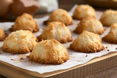 Coconut Macaroons Stock Photos