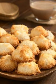 Coconut Macaroons Stock Photos