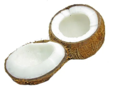 Coconut nut isolated Stock Photos