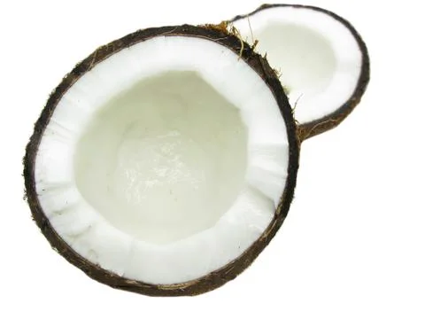 Coconut nut isolated Stock Photos