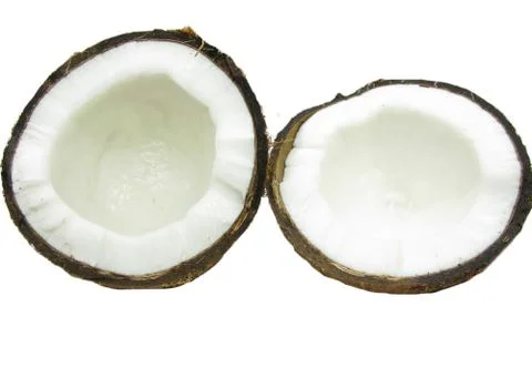 Coconut nut isolated Stock Photos