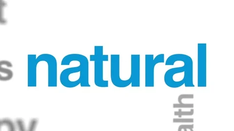 Coconut oil animated word cloud, text design animation. Stock Footage