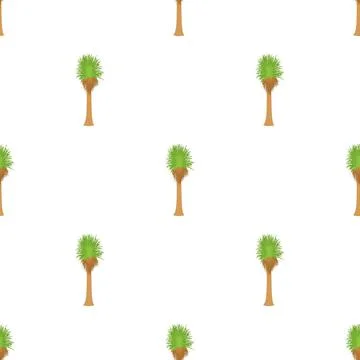 Coconut palm pattern seamless vector Illustrazione stock