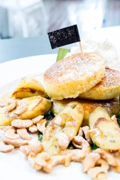 Coconut pancake Stock Photos