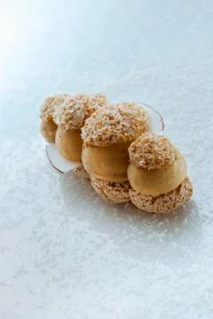 Coconut Paris brest Stock Photos