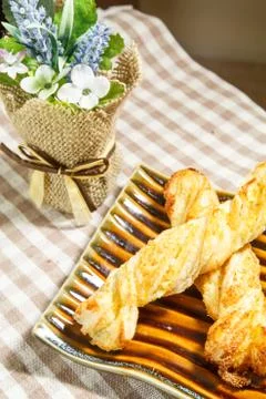 Coconut pie Stock Photos