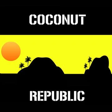 Coconut Republic Illustrazione stock