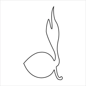Coconut seeds icon Stock Illustration