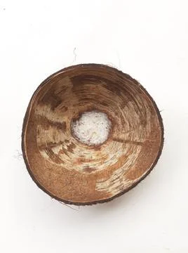 Coconut shell bowl 写真素材