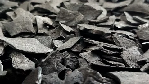 Coconut shell charcoal Stock Footage 336762070