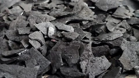 Coconut shell charcoal Stock Footage 336762094