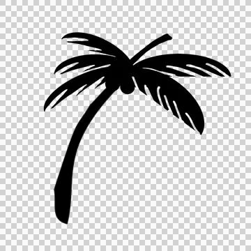 Coconut tree illustration Stockillustratie