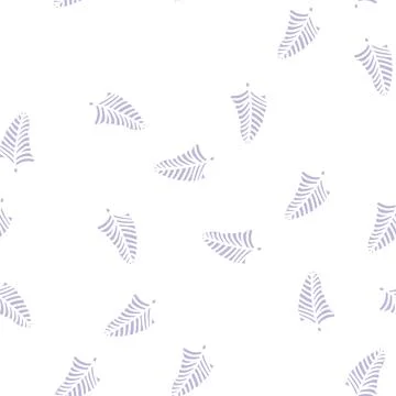 Coconut tropical leaf glyph vector seamless pattern イラスト素材