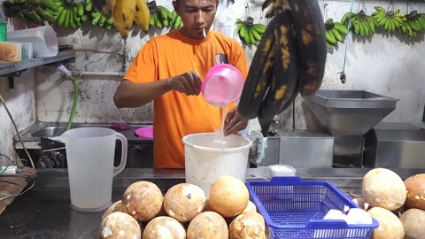 Coconut Water Stock Footage 243545044