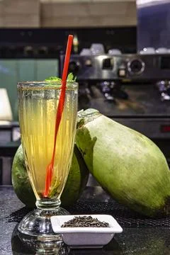 Coconut water Stock Photos