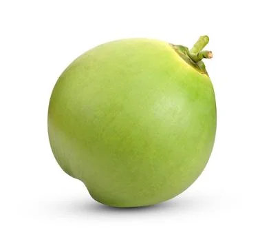 Coconut on white background Stock Photos