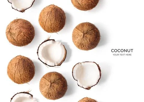 Coconut white Foto stock