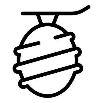 Cocoon evolution icon outline vector. Insect metamorphosis Stock Illustration