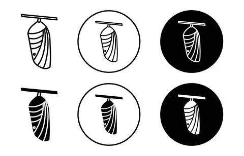 Cocoon icon Stock Illustration