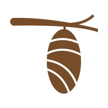 Cocoon icon Stock Illustration