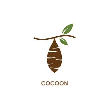 Cocoon illustration Illustrazione stock