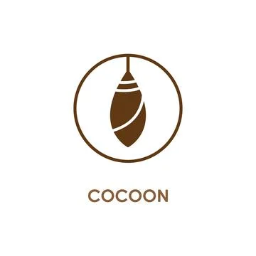 Cocoon illustration Illustrazione stock
