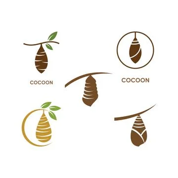 Cocoon illustration Illustration