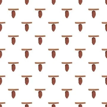 Cocoon pupa evolving insect life cycle pattern Stock-Illustration