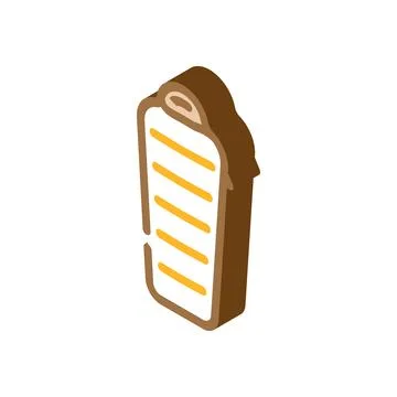 Cocoon sleeping bag isometric icon vector illustration Stockillustratie